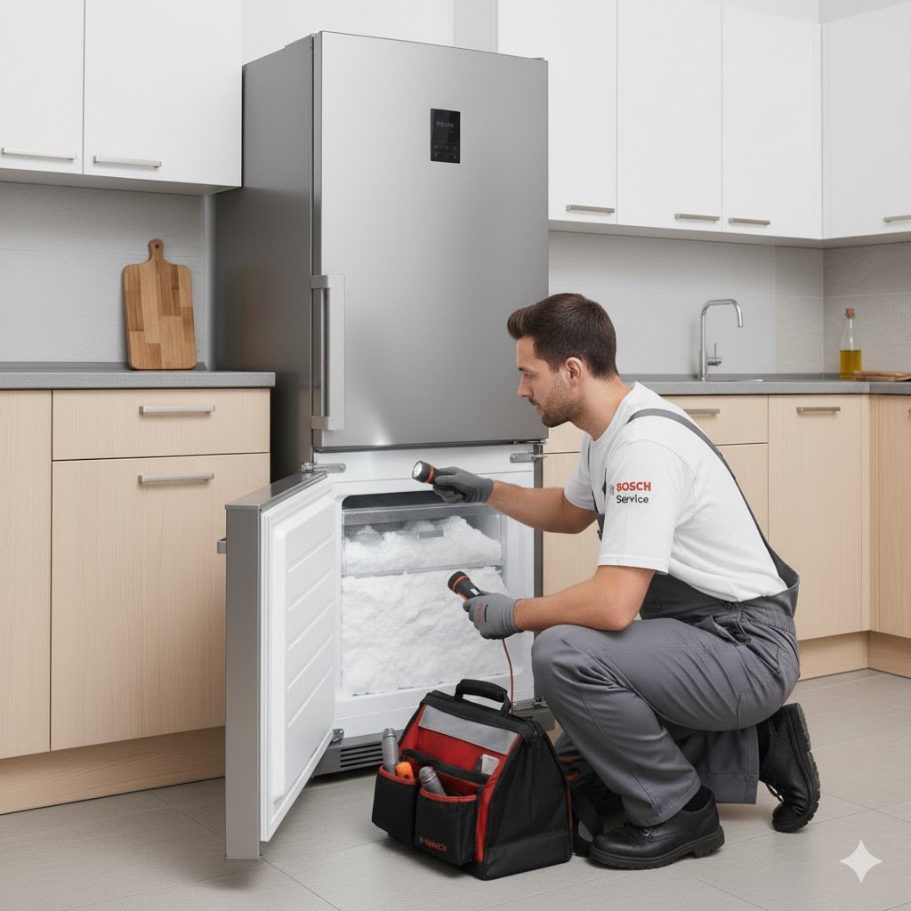 Bosch refrigerator cooling problems and repair Dubai