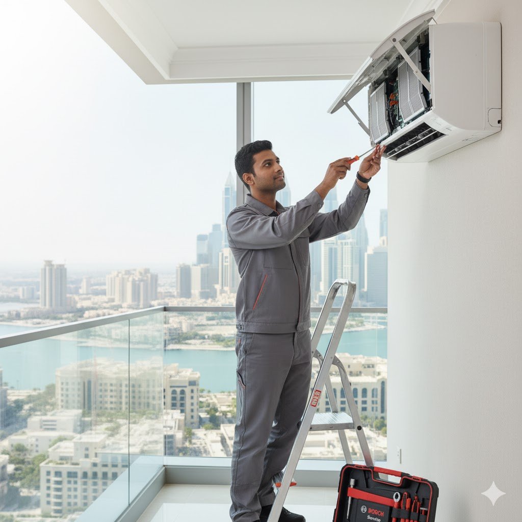Bosch split AC repair Dubai