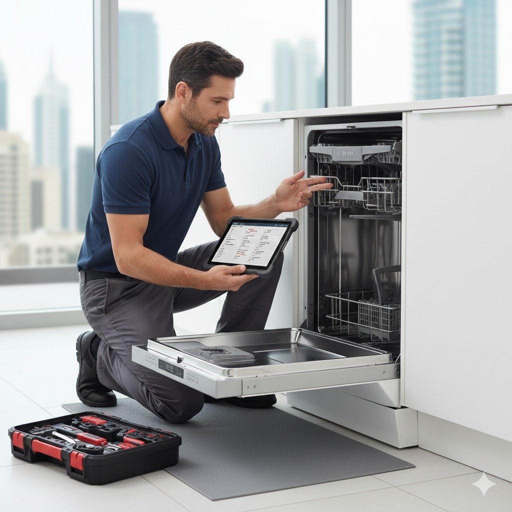 Bosch dishwasher error code repair Dubai
