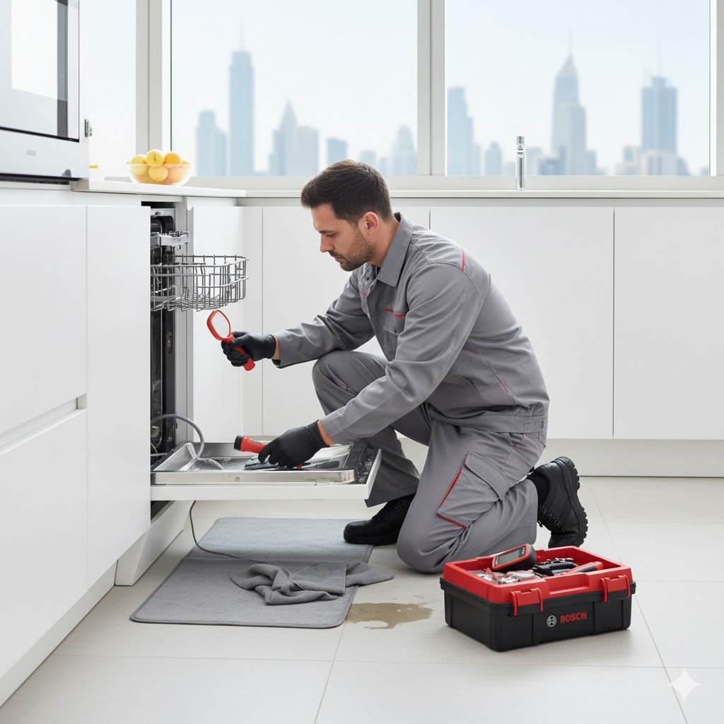 Bosch dishwasher leak repair Dubai